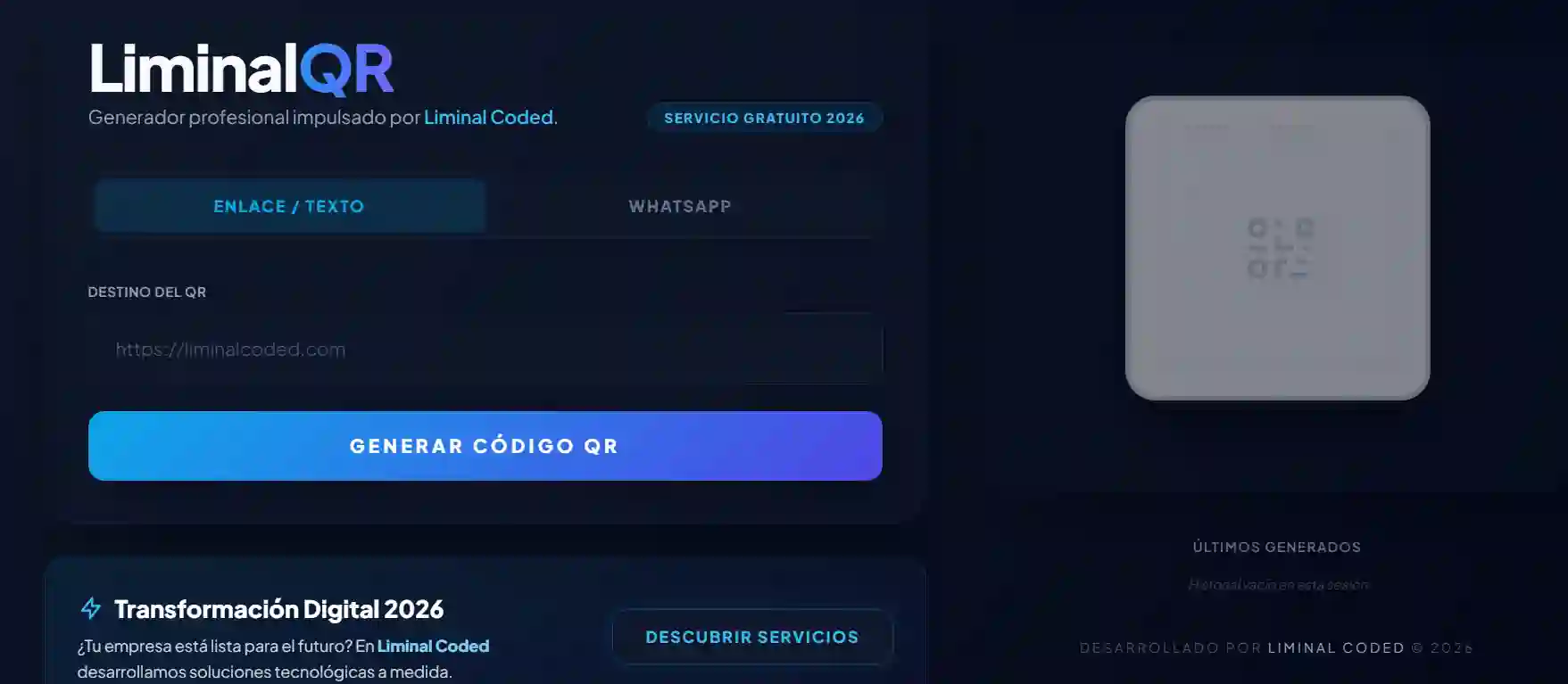 Generador de Códigos QR